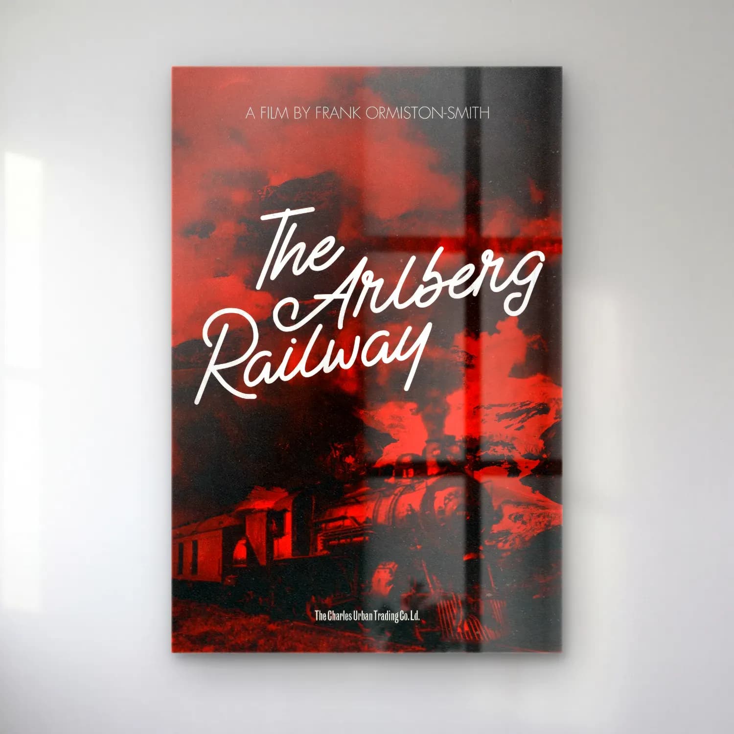 Vintage Poster Tren No. 2 cam tablo — Vintage Poster Tren No. 2 — vintage poster tren