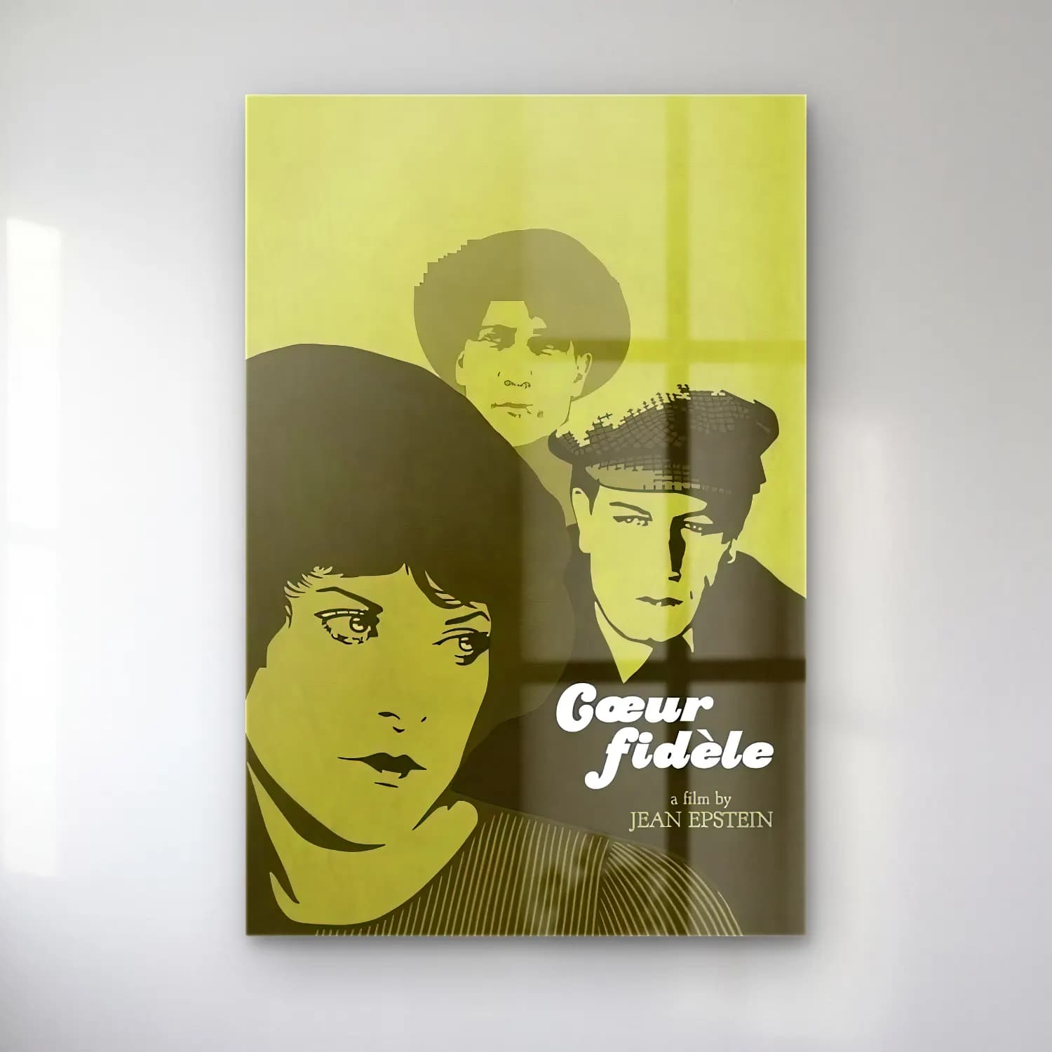 Vintage Poster Şapkalı Kadın No. 15 cam tablo — Vintage Poster Şapkalı Kadın No. 15 — vintage poster şapkalı kadın