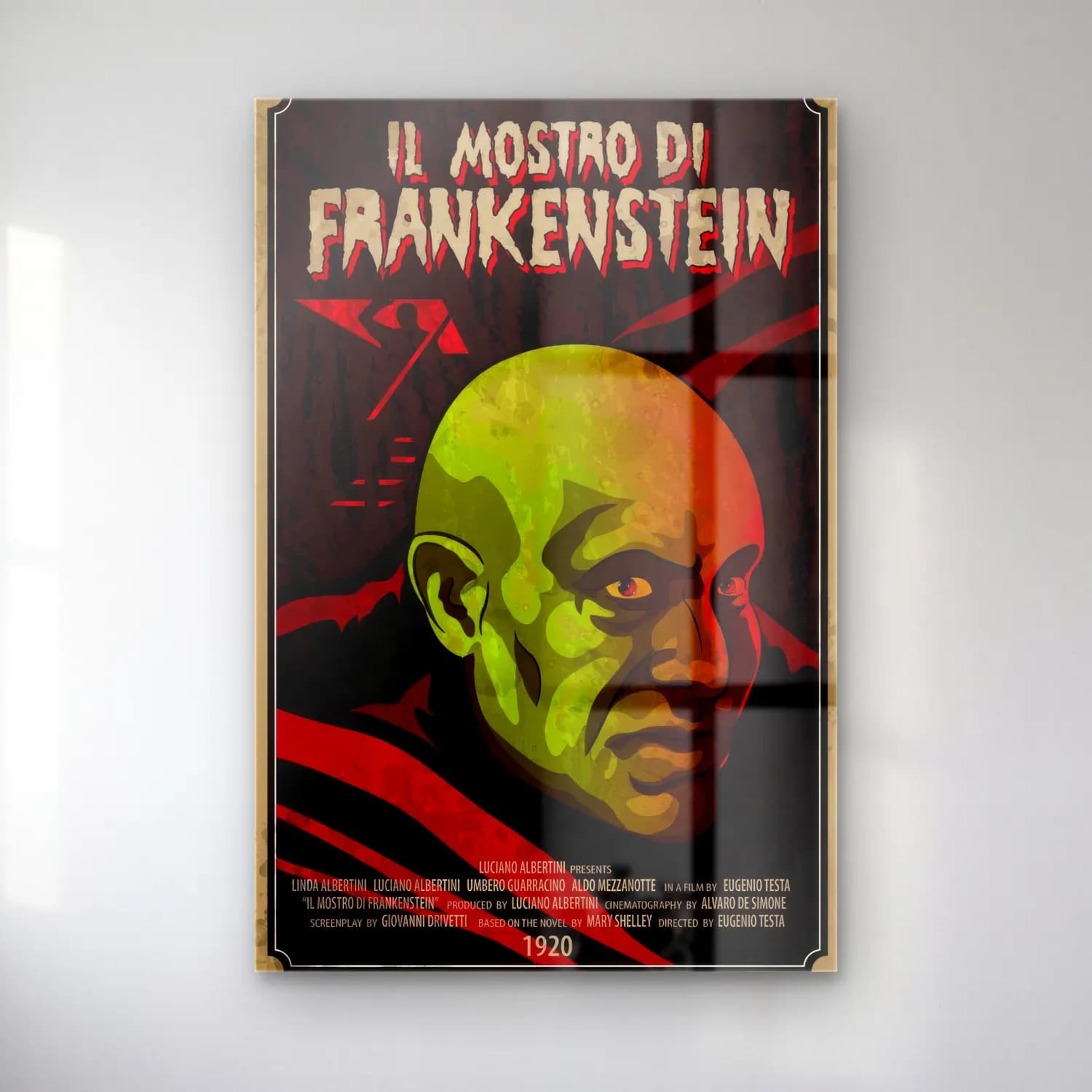 Vintage Poster Erkek Portresi No. 11 cam tablo — Vintage Poster Erkek Portresi No. 11 — vintage poster erkek portresi
