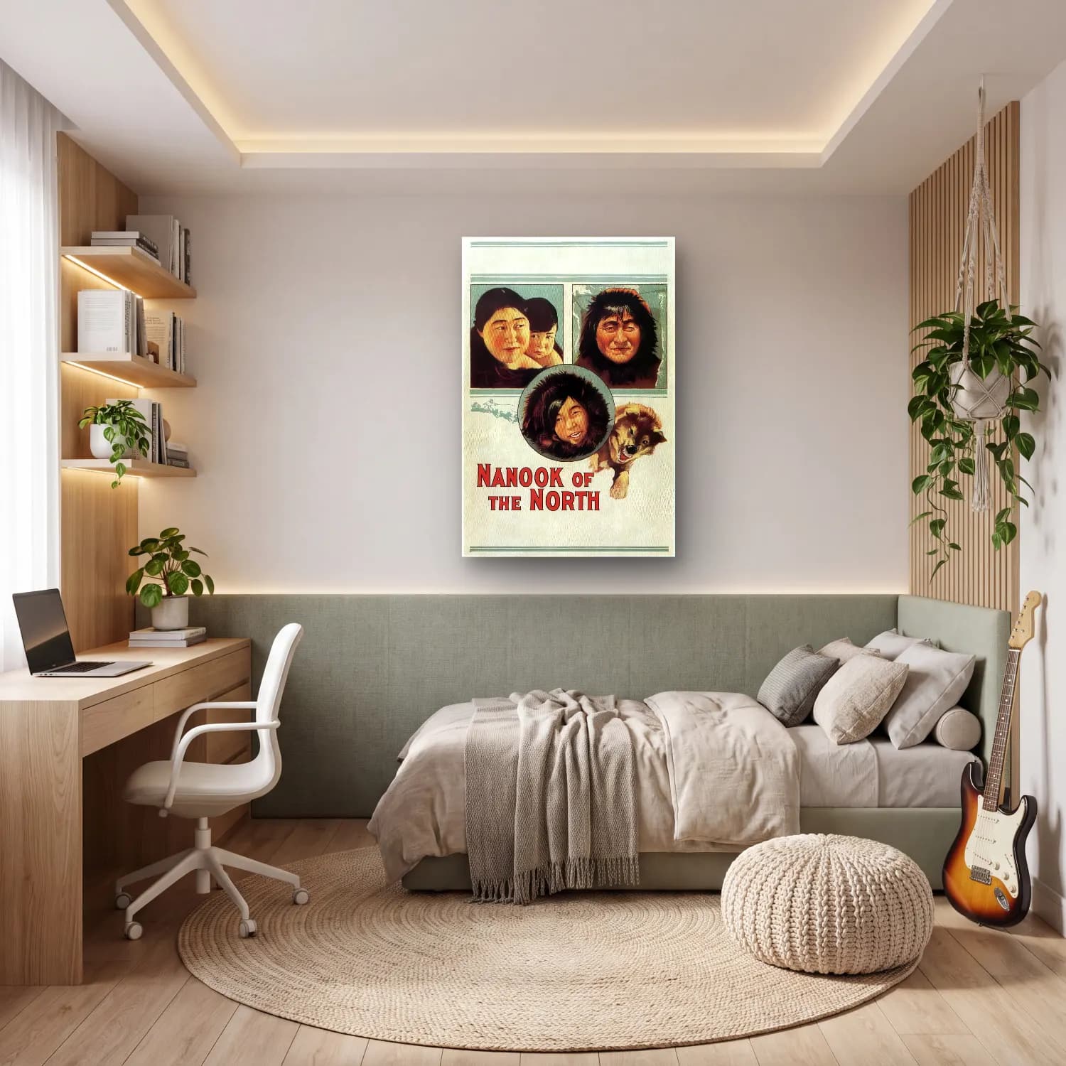 Vintage Poster Kurt cam tablo — genç odasında