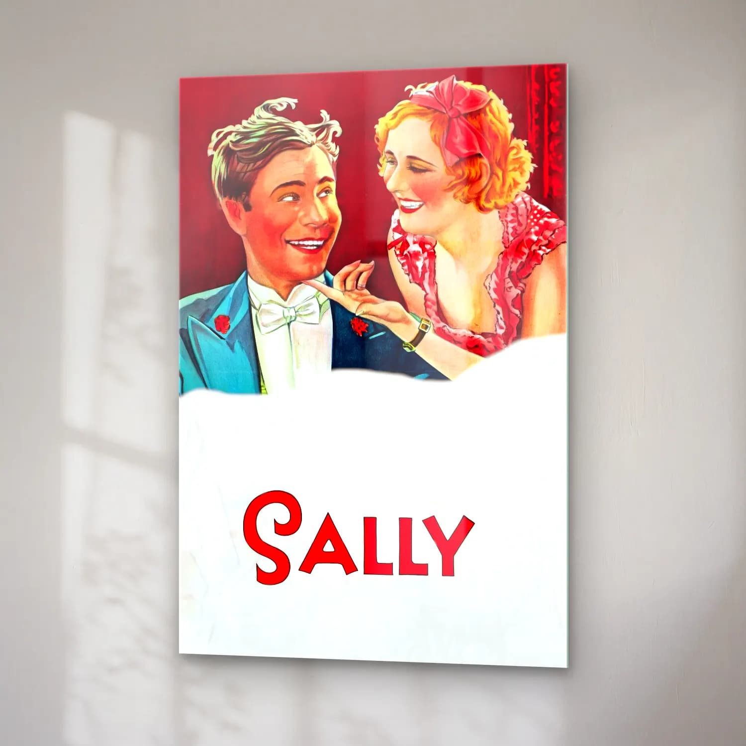 Vintage Poster Noel Baba No. 24 cam tablo — sağ açıdan görünüm