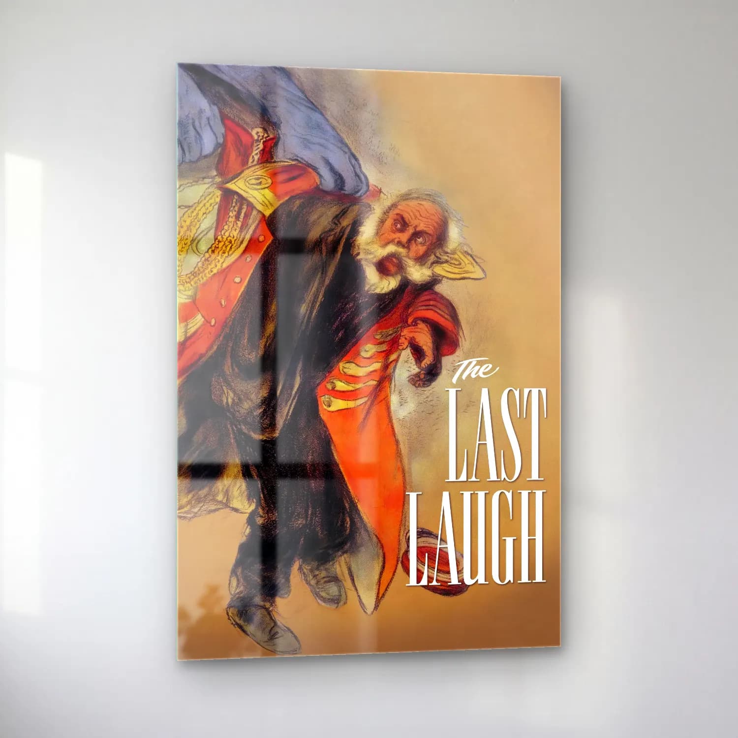 Vintage Poster Noel Baba No. 25 cam tablo — sol açıdan görünüm