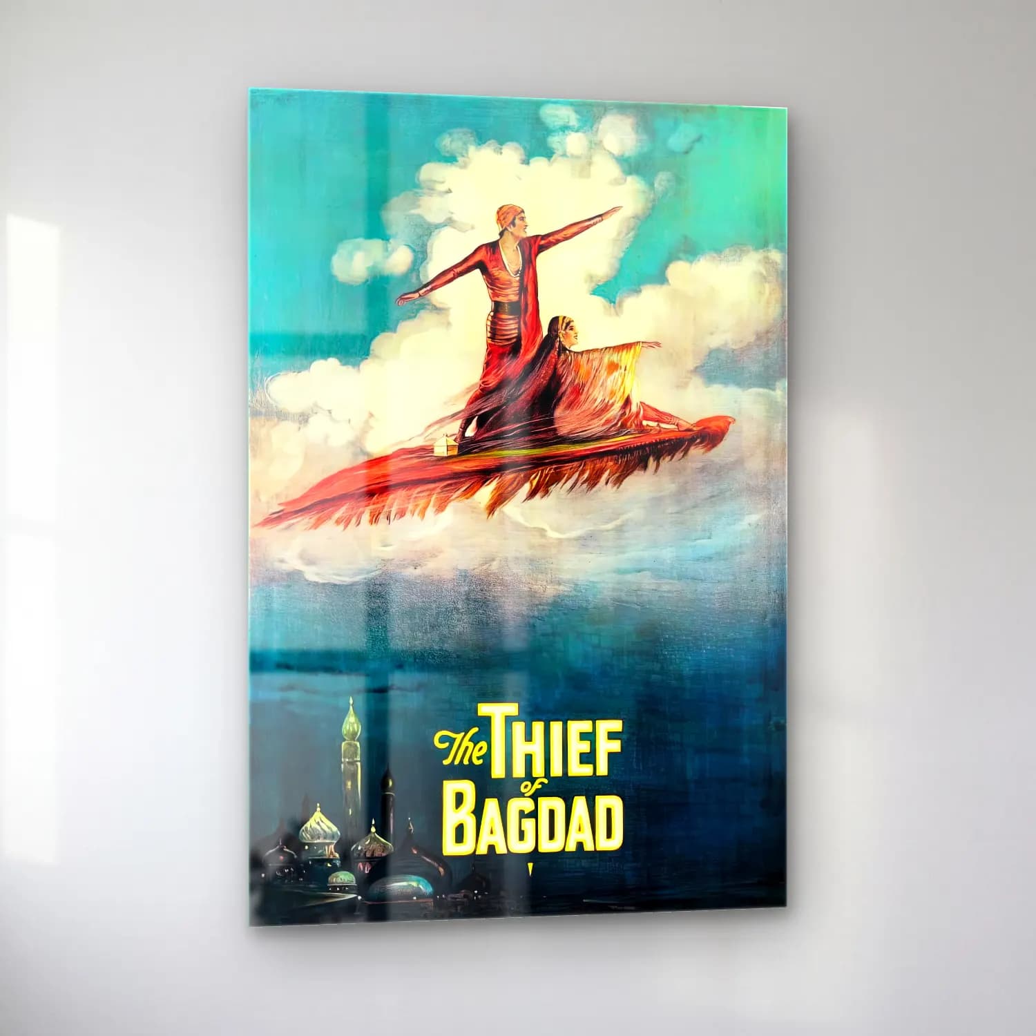 Vintage Poster Sörf cam tablo — sol açıdan görünüm