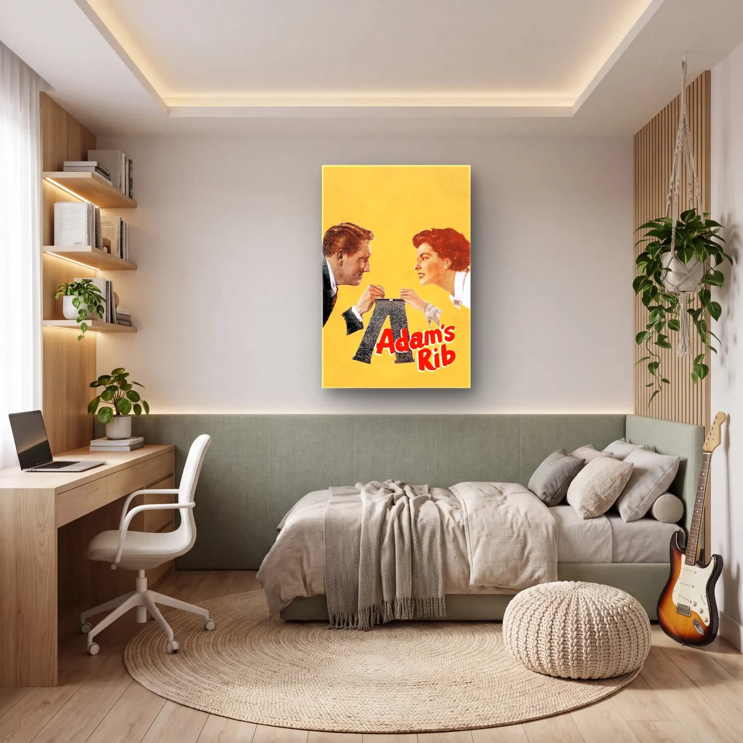 Vintage Poster Plak No. 4 cam tablo — genç odasında
