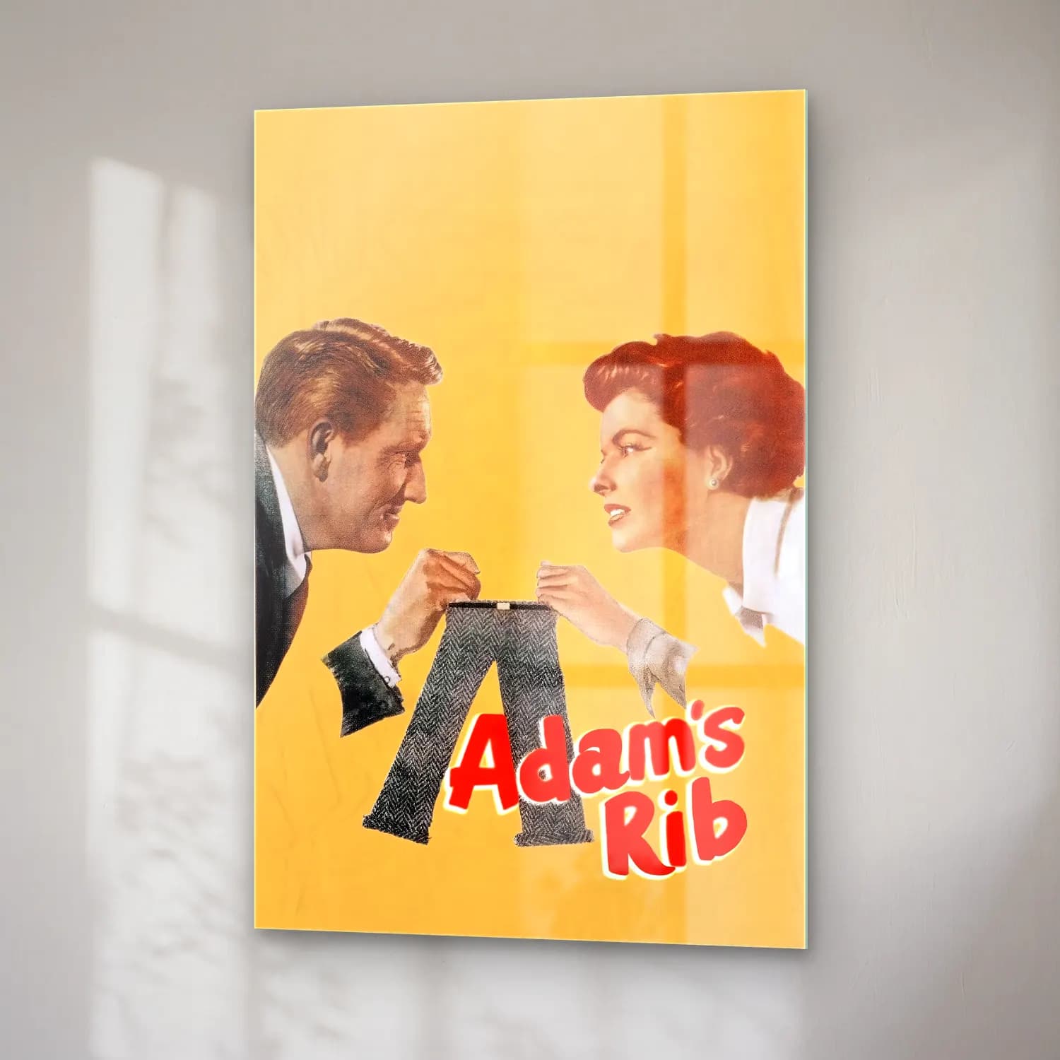 Vintage Poster Plak No. 4 cam tablo — sağ açıdan görünüm