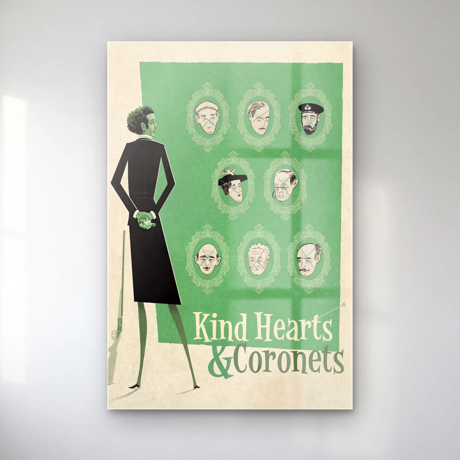 Vintage Poster Şapkalı Kadın No. 20 cam tablo — Vintage Poster Şapkalı Kadın No. 20 — vintage poster şapkalı kadın