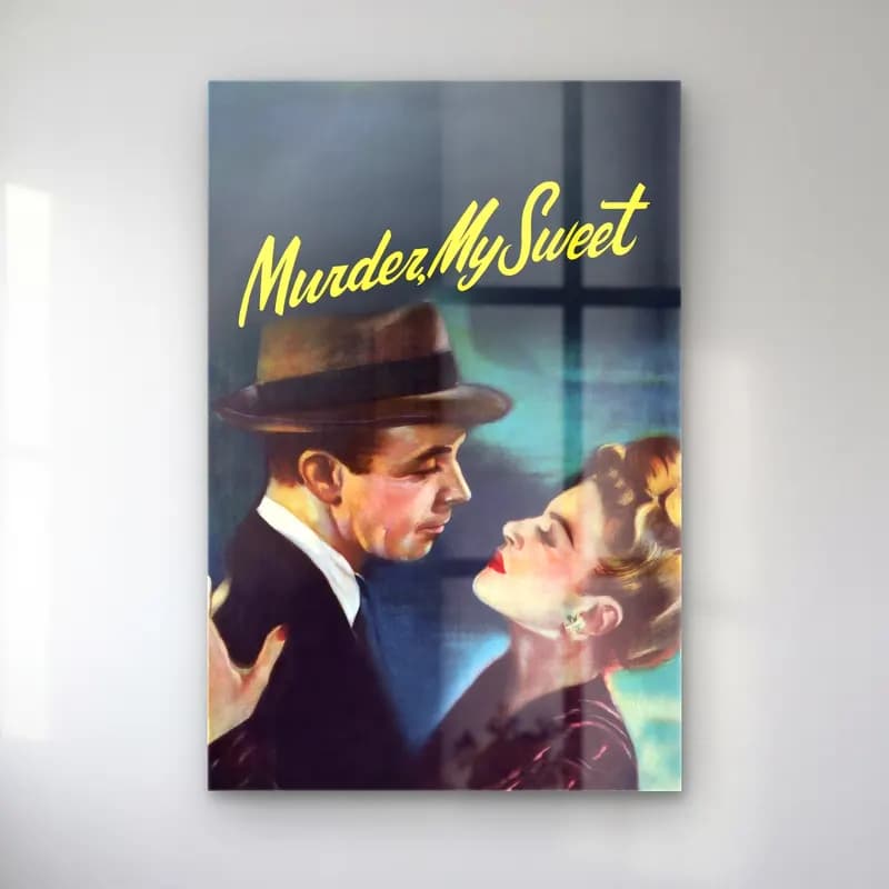 Vintage Poster Aşıklar No. 43 cam tablo — Vintage Poster Aşıklar No. 43 — vintage poster aşıklar