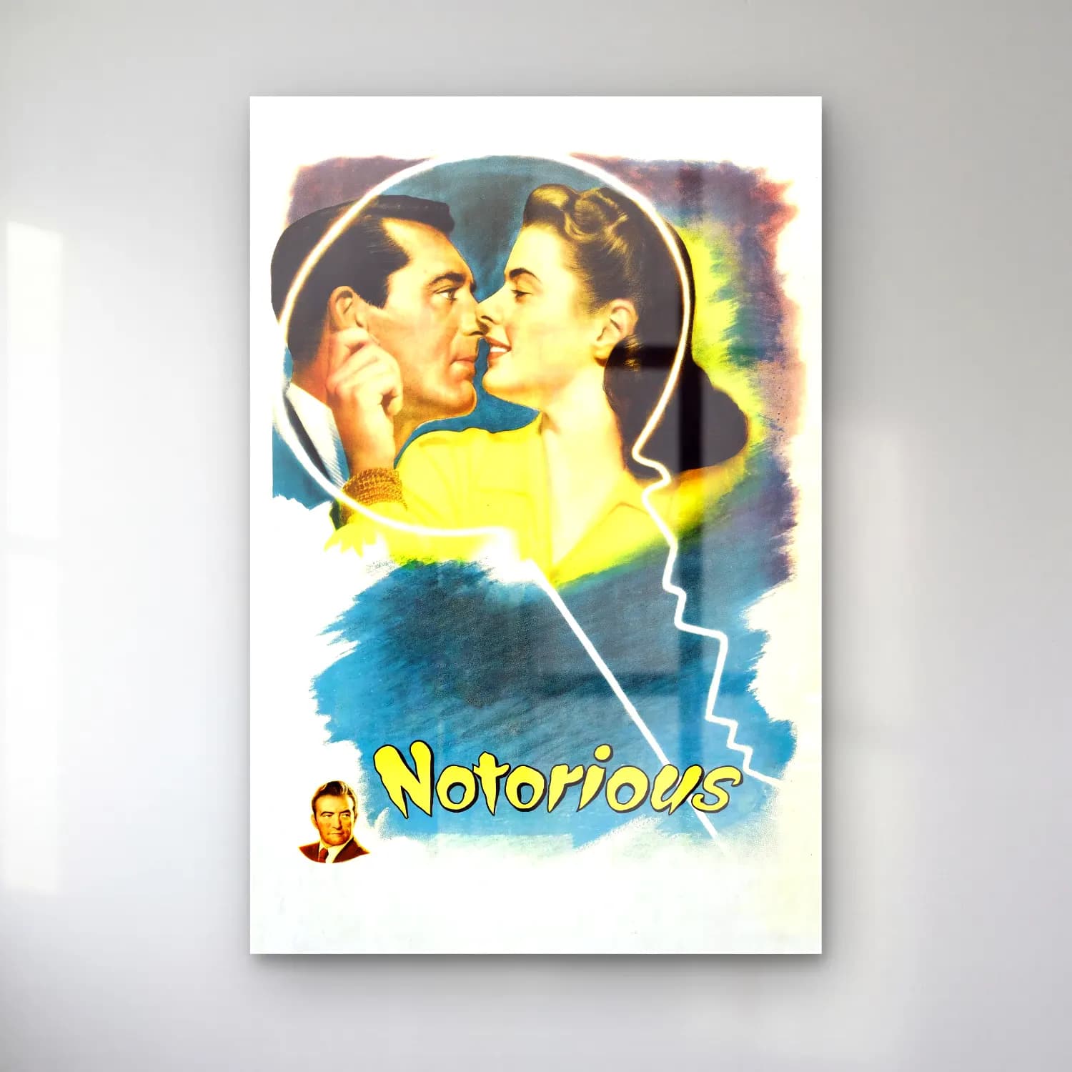 Vintage Poster Aşıklar No. 44 cam tablo — Vintage Poster Aşıklar No. 44 — vintage poster aşıklar