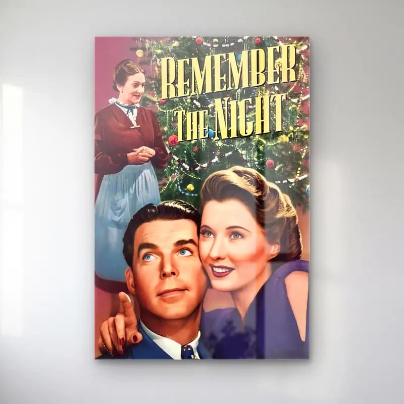 Vintage Poster Yılbaşı Ağacı – Siyah Beyaz Tonlar cam tablo — Vintage Poster Yılbaşı Ağacı – Siyah Beyaz Tonlar — vintage poster yılbaşı ağacı