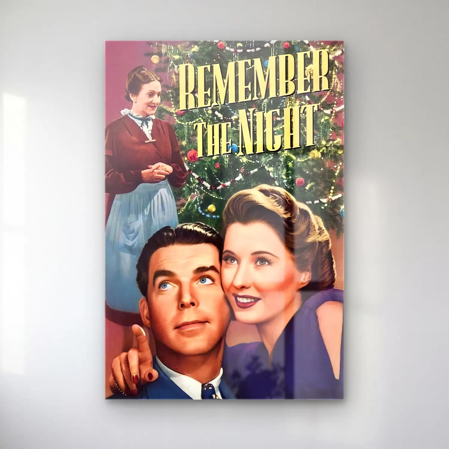 Vintage Poster Yılbaşı Ağacı – Siyah Beyaz Tonlar cam tablo — Vintage Poster Yılbaşı Ağacı – Siyah Beyaz Tonlar — vintage poster yılbaşı ağacı