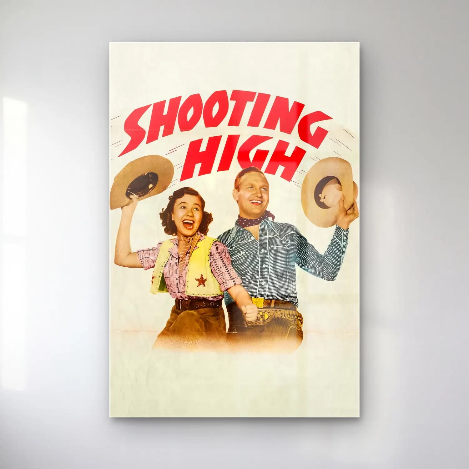 Vintage Poster Kaktüs cam tablo — Vintage Poster Kaktüs — vintage poster kaktüs