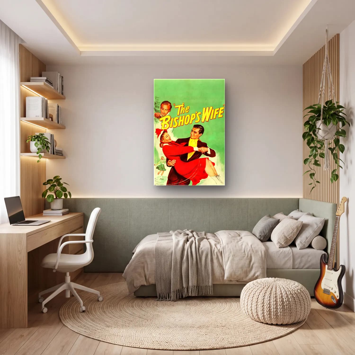 Vintage Poster Dini Sahne No. 5 cam tablo — genç odasında