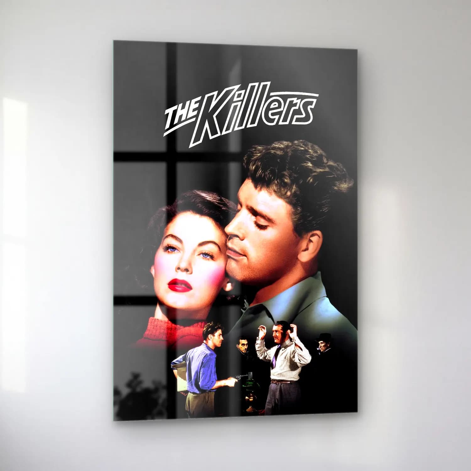 Vintage Poster Dansçılar No. 18 cam tablo — sol açıdan görünüm