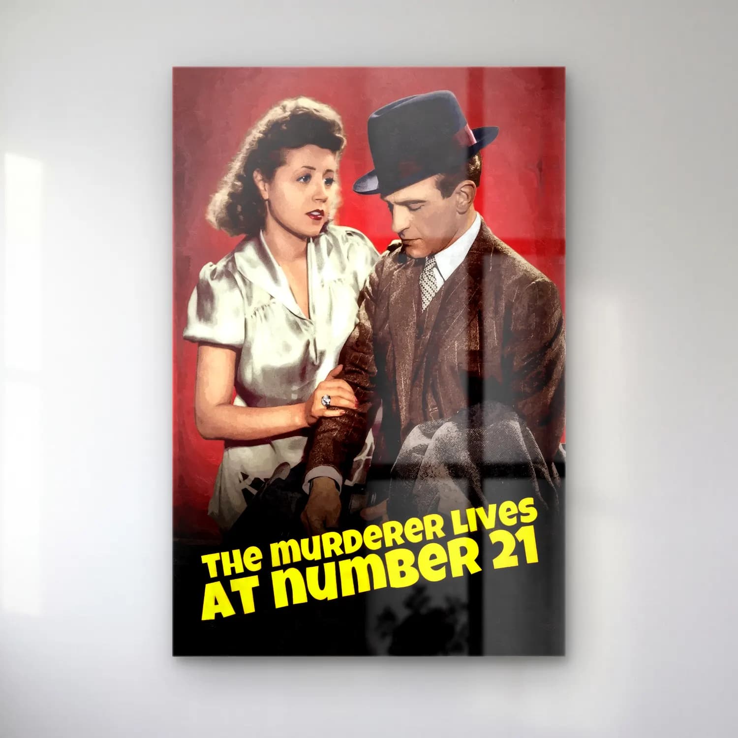 Vintage Poster Aşıklar No. 49 cam tablo — Vintage Poster Aşıklar No. 49 — vintage poster aşıklar