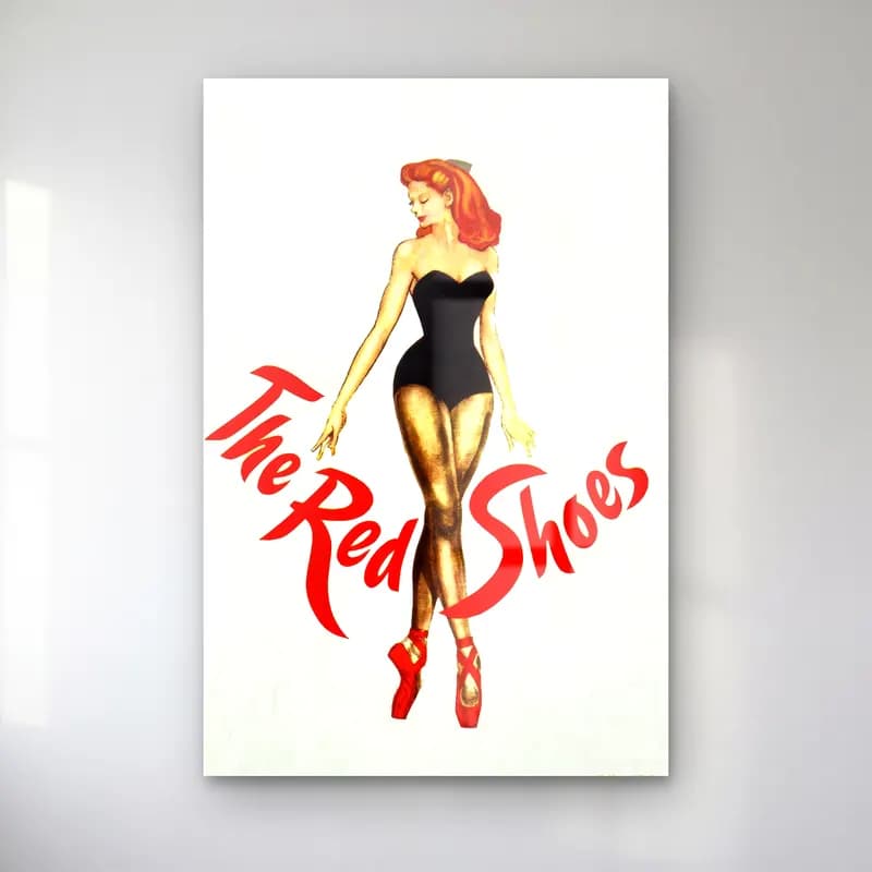 Vintage Poster Topuklu Ayakkabı ve Çanta No. 6 cam tablo — Vintage Poster Topuklu Ayakkabı ve Çanta No. 6 — vintage poster topuklu ayakkabı ve çanta