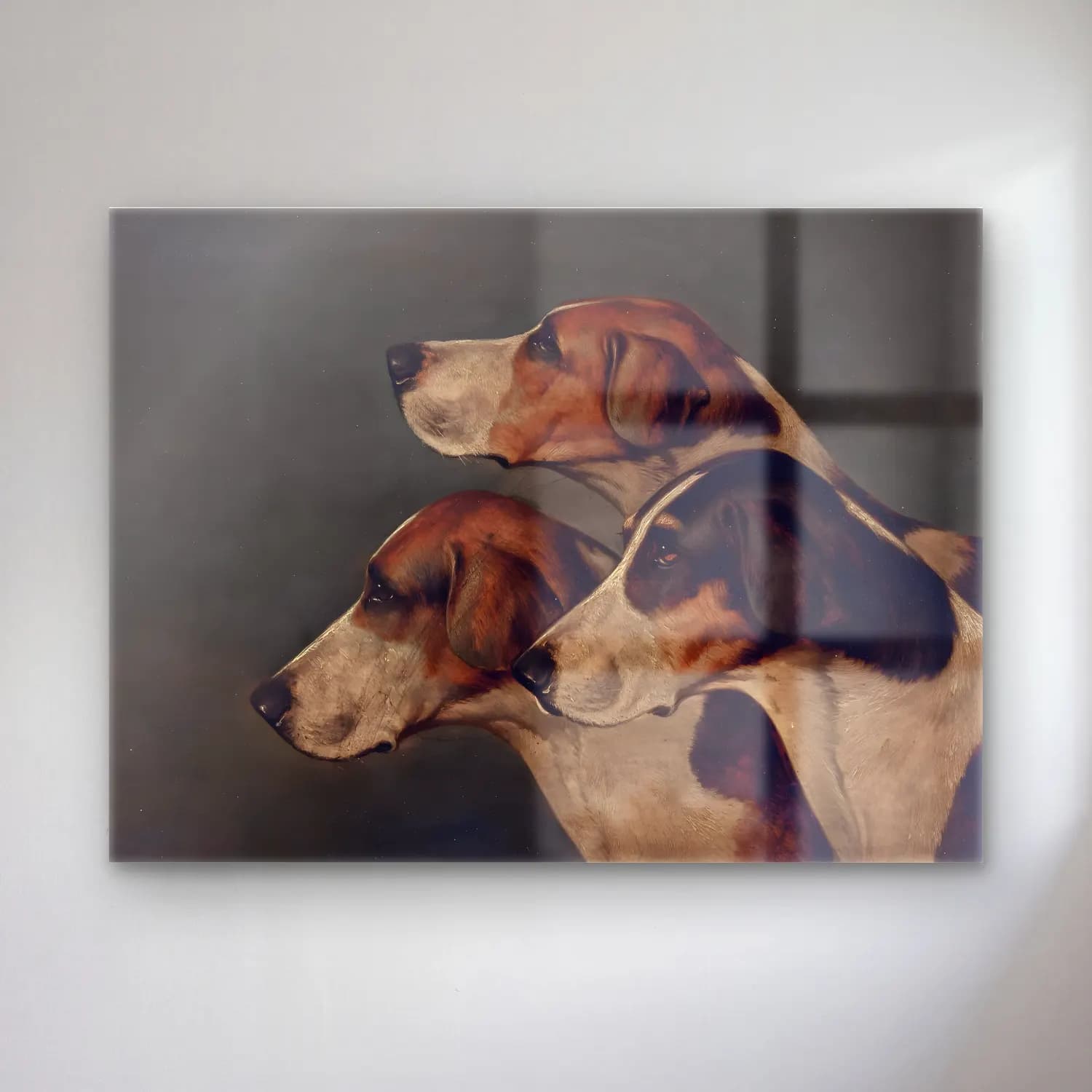 Yağlı Boya Köpek No. 31 cam tablo — Yağlı Boya Köpek No. 31 — yağlı boya köpek