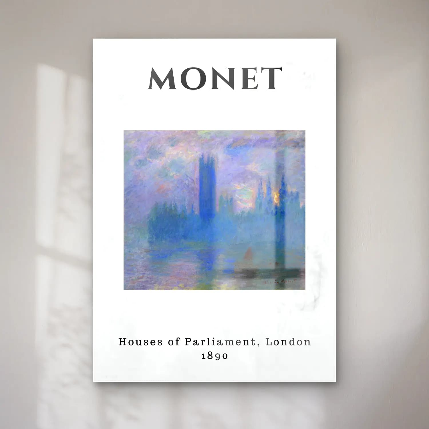 Empresyonist Londra – Mavi Tonlar cam tablo — Empresyonist Londra – Mavi Tonlar — empresyonist londra