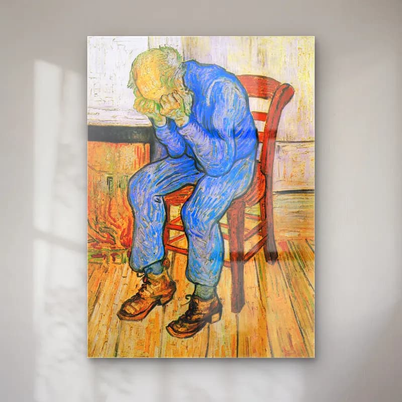 Empresyonist Erkek Portresi No. 4 cam tablo — Empresyonist Erkek Portresi No. 4 — empresyonist erkek portresi