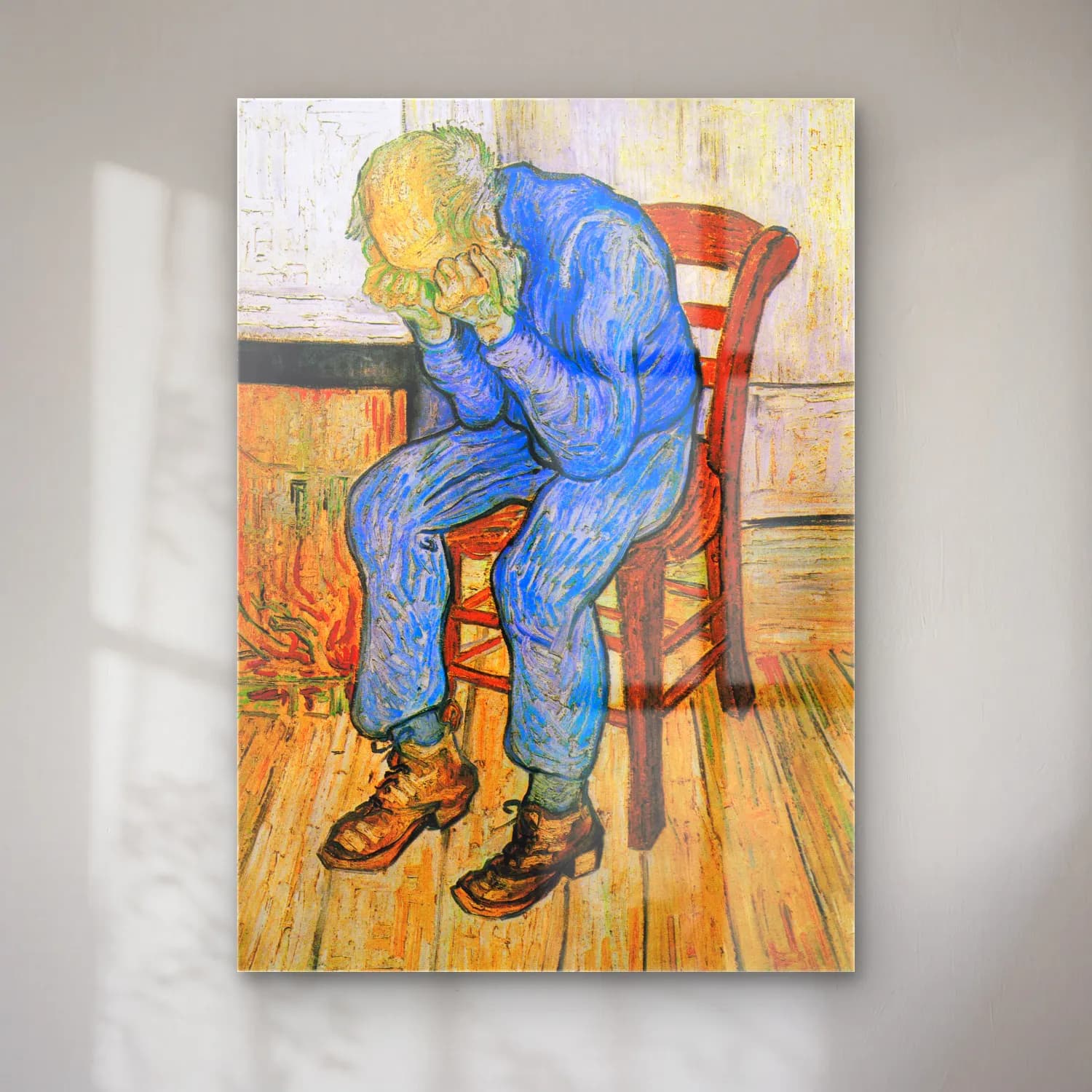 Empresyonist Erkek Portresi No. 4 cam tablo — Empresyonist Erkek Portresi No. 4 — empresyonist erkek portresi
