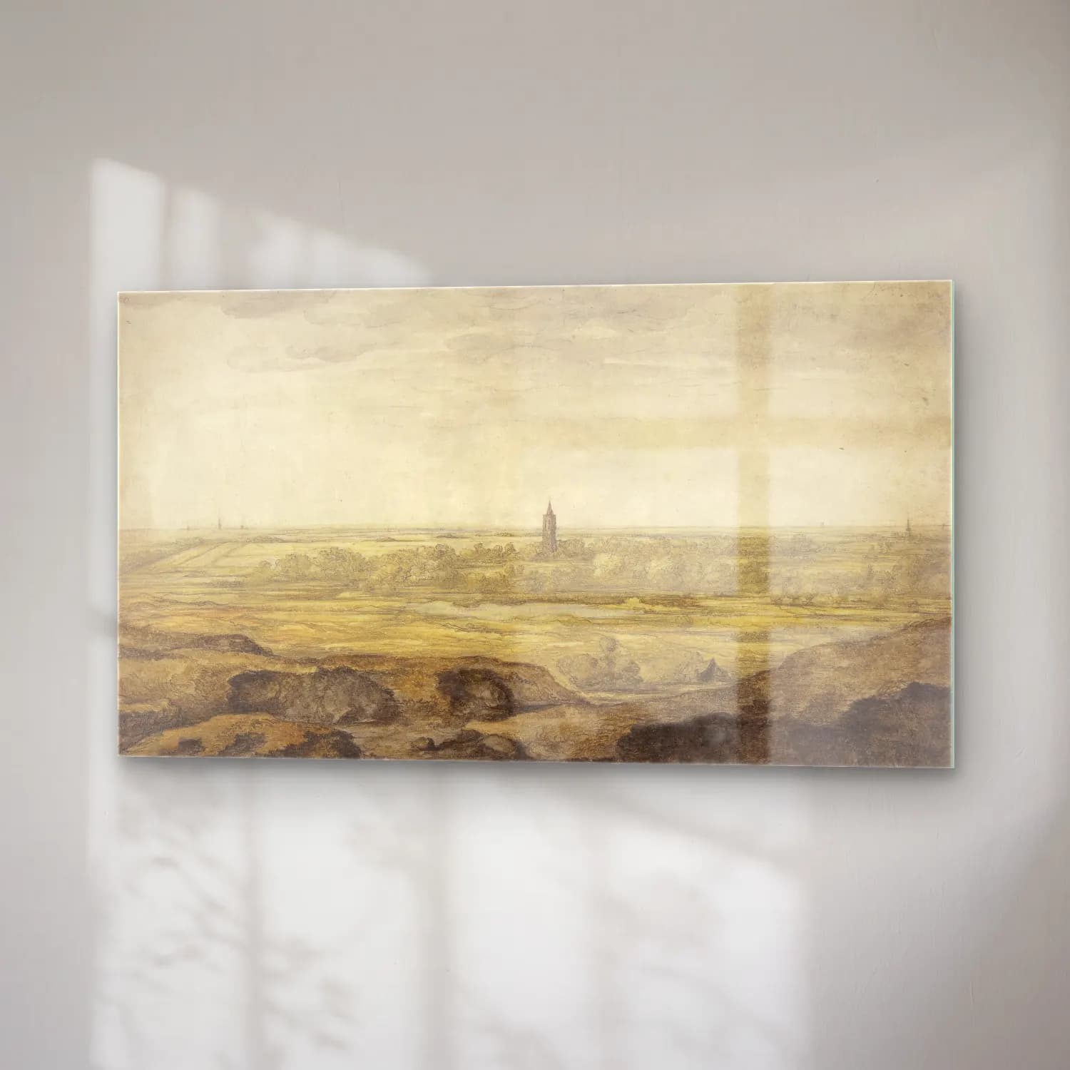 Aelbert Cuyp – Landscape cam tablo — sağ açıdan görünüm