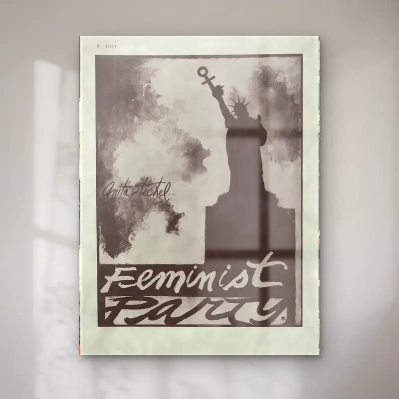 Vintage Poster Kadın Silueti – Siyah Beyaz Tonlar cam tablo — Vintage Poster Kadın Silueti – Siyah Beyaz Tonlar — vintage poster kadın silueti