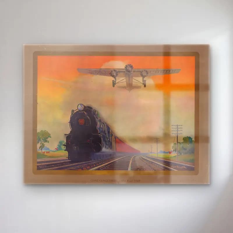 Vintage Poster Tren No. 5 cam tablo — Vintage Poster Tren No. 5 — vintage poster tren