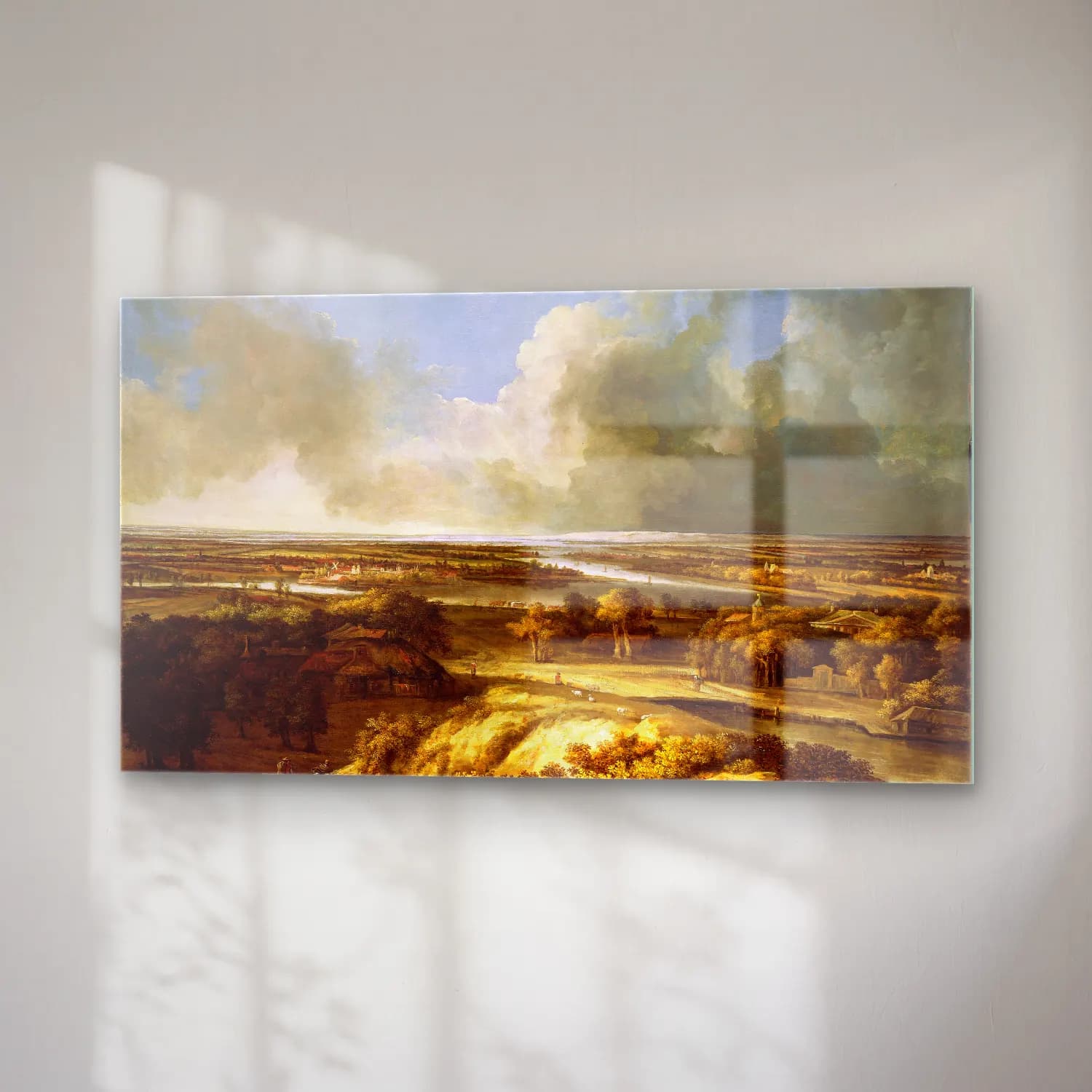Philips Koninck – A Panoramic Landscape cam tablo — sağ açıdan görünüm