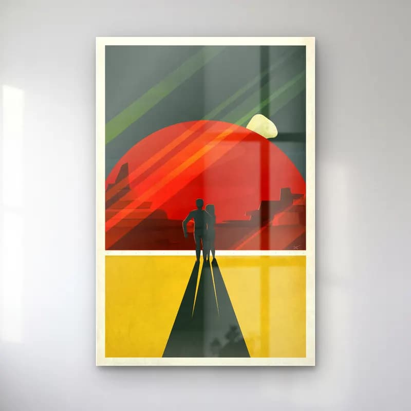 Vintage Poster Astronot No. 7 cam tablo — Vintage Poster Astronot No. 7 — vintage poster astronot