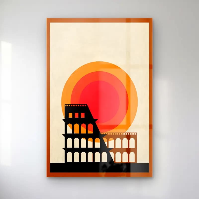 Vintage Poster Roma No. 3 cam tablo — Vintage Poster Roma No. 3 — vintage poster roma