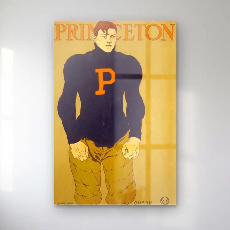 Vintage Poster Erkek Portresi No. 35 cam tablo — Vintage Poster Erkek Portresi No. 35 — vintage poster erkek portresi