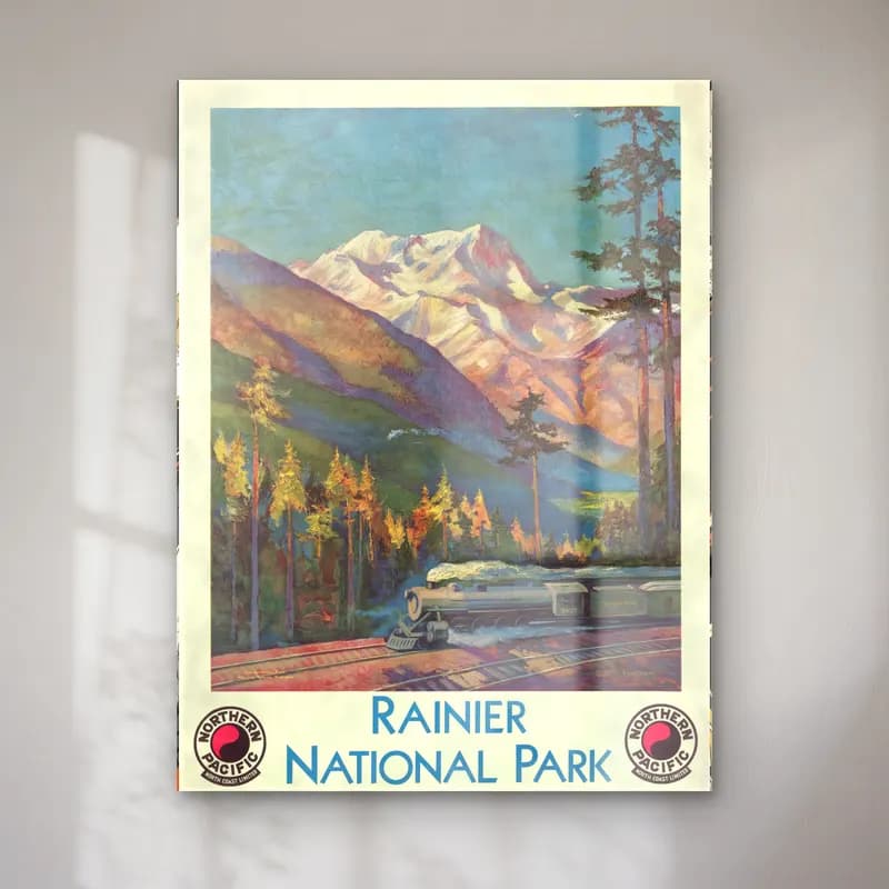Vintage Poster Tren No. 8 cam tablo — Vintage Poster Tren No. 8 — vintage poster tren