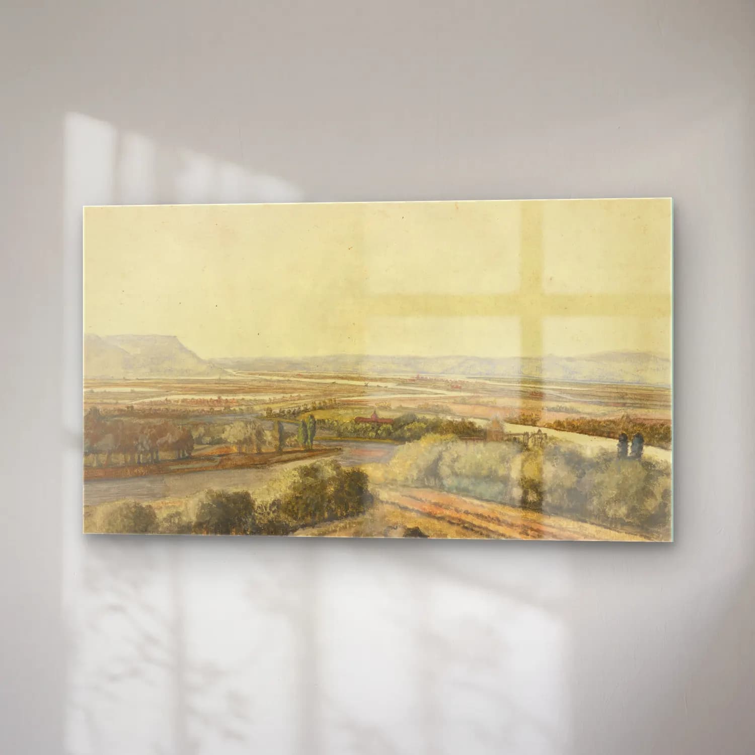 Philips Koninck – River Landscape (about 1675) cam tablo — sağ açıdan görünüm