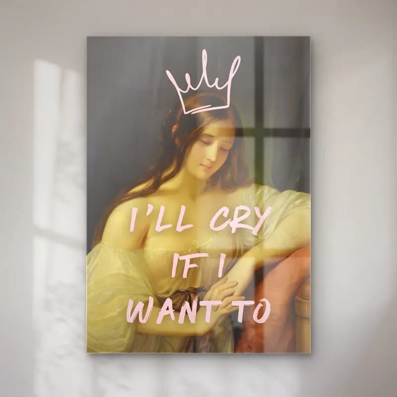 Pastel Kadın Portresi No. 2 cam tablo — Pastel Kadın Portresi No. 2 — pastel kadın portresi