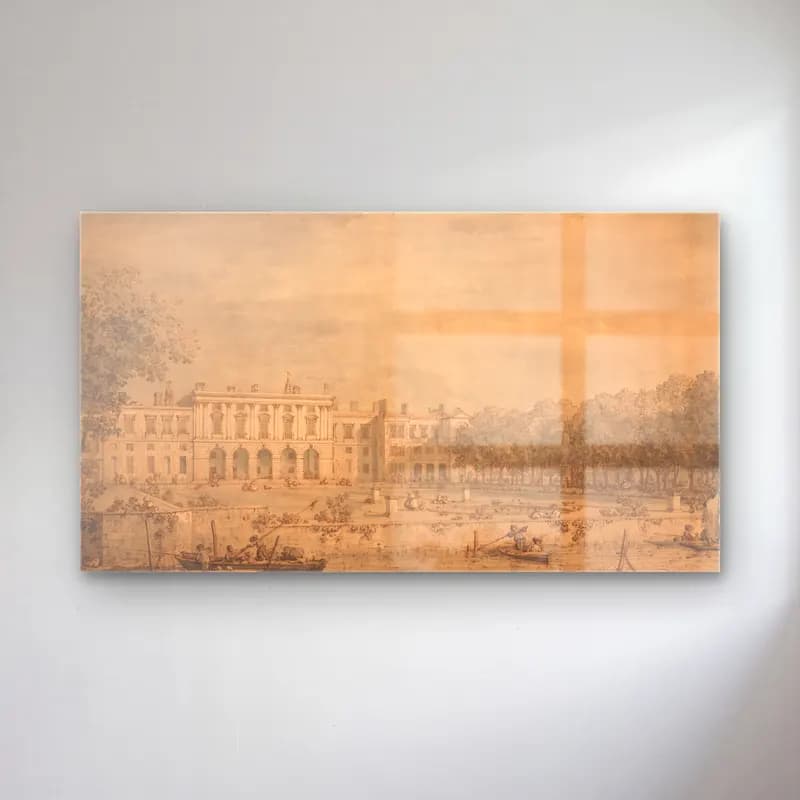 Vintage Londra – Bej Tonlar cam tablo — Vintage Londra – Bej Tonlar — vintage londra