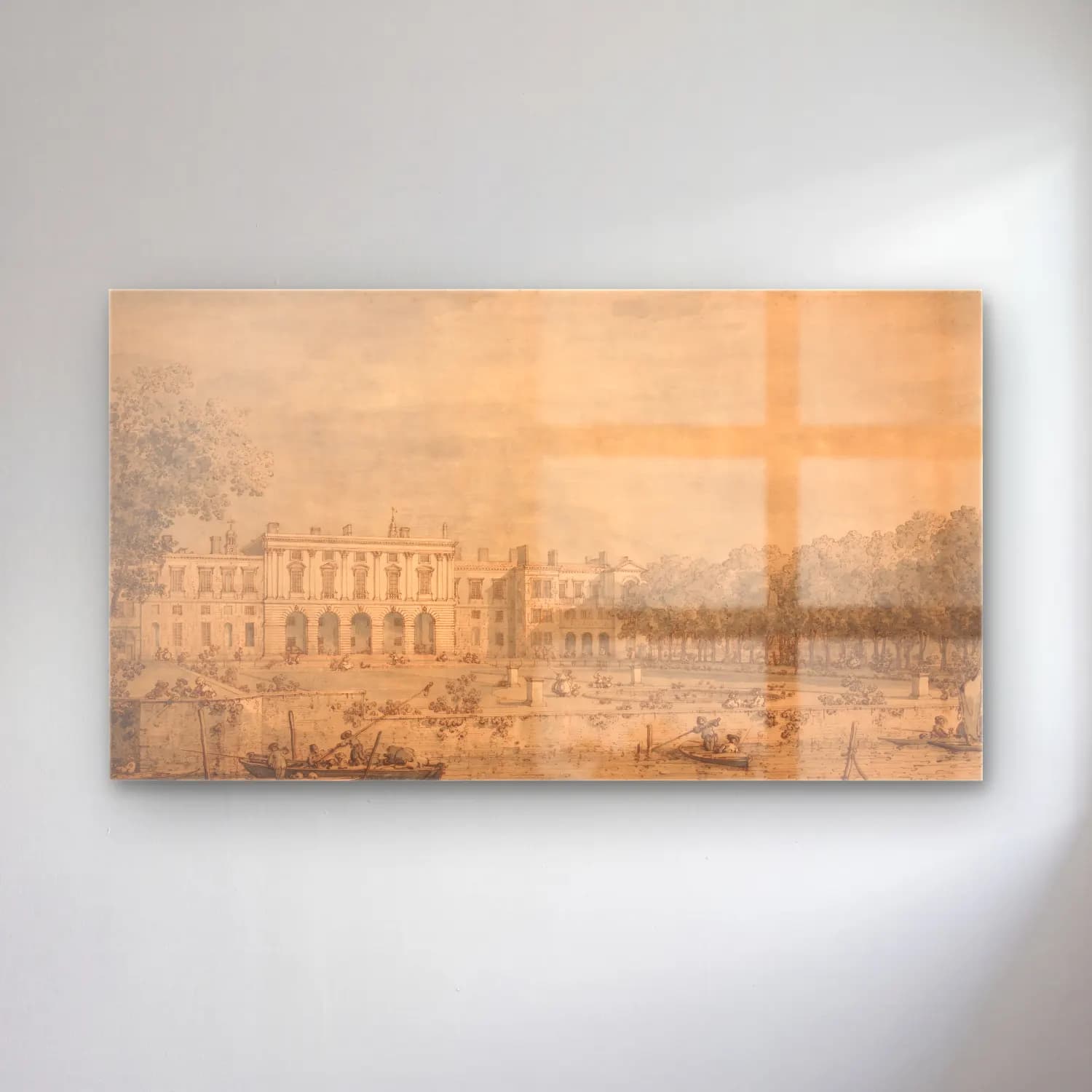 Vintage Londra – Bej Tonlar cam tablo — Vintage Londra – Bej Tonlar — vintage londra