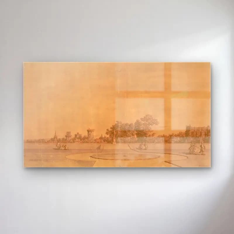 Vintage Çiçek Bahçesi cam tablo — Vintage Çiçek Bahçesi — vintage çiçek bahçesi
