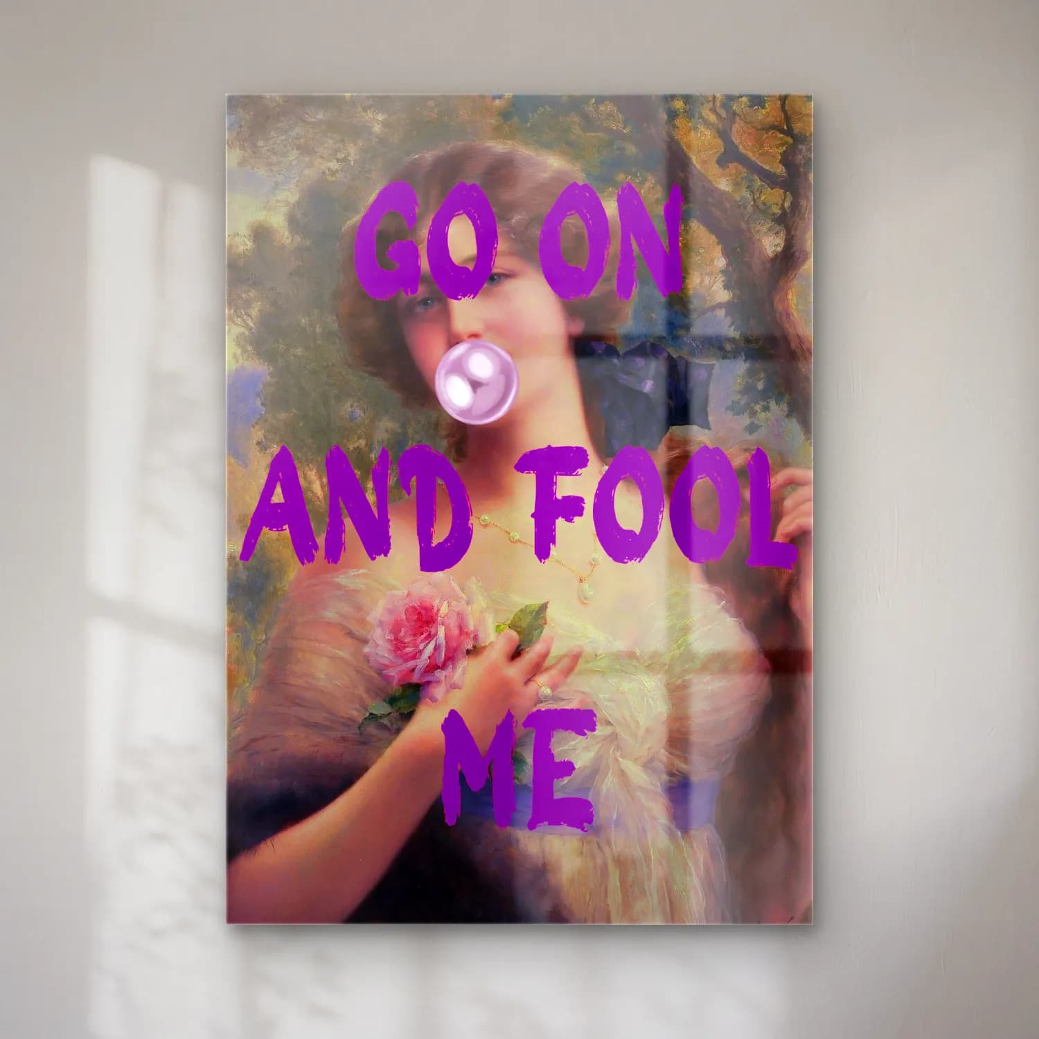 Pastel Söz Posteri No. 6 cam tablo — Pastel Söz Posteri No. 6 — pastel söz posteri