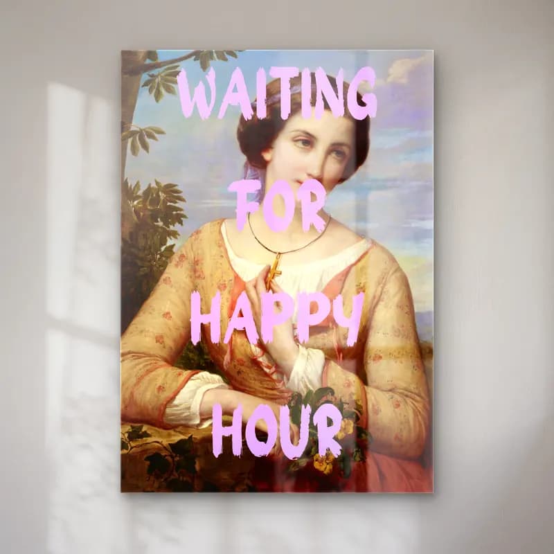 Pastel Kadın Portresi No. 21 cam tablo — Pastel Kadın Portresi No. 21 — pastel kadın portresi