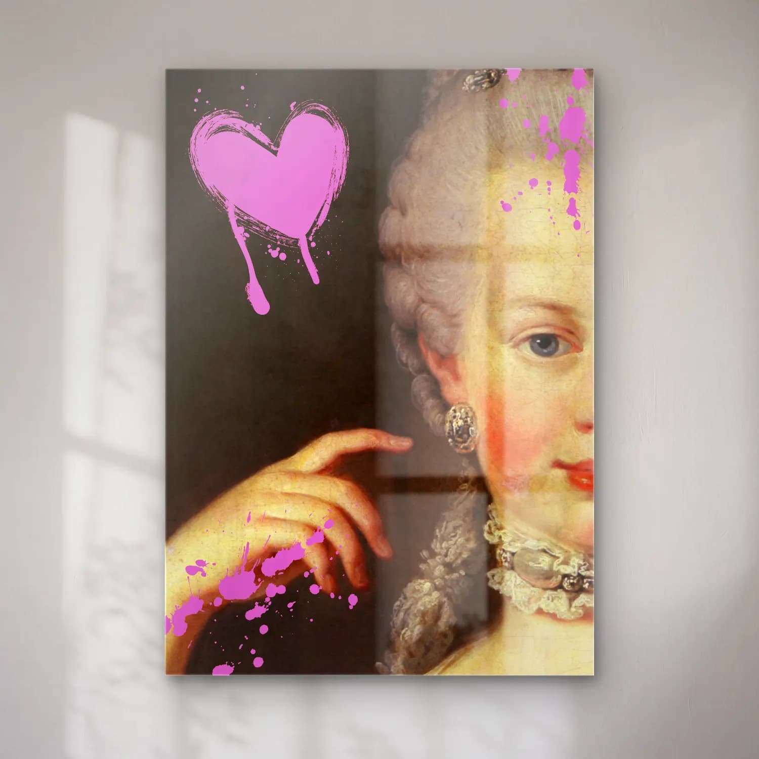 Pastel Kadın Portresi No. 24 cam tablo — Pastel Kadın Portresi No. 24 — pastel kadın portresi