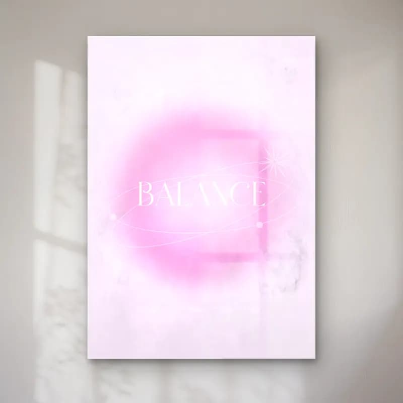 Pastel Yazılı Tasarım No. 13 cam tablo — Pastel Yazılı Tasarım No. 13 — pastel yazılı tasarım