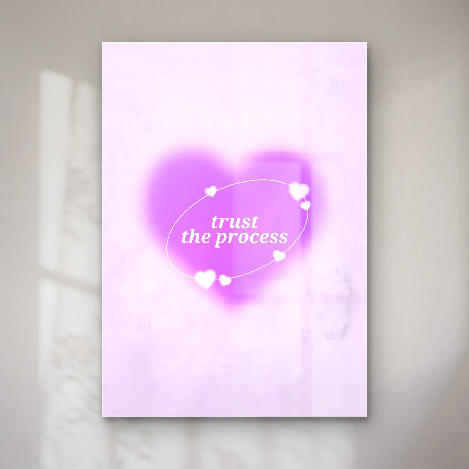 Pastel Söz Posteri No. 15 cam tablo — Pastel Söz Posteri No. 15 — pastel söz posteri