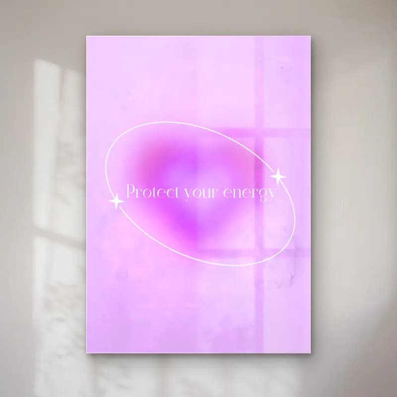 Pastel Söz Posteri No. 16 cam tablo — Pastel Söz Posteri No. 16 — pastel söz posteri