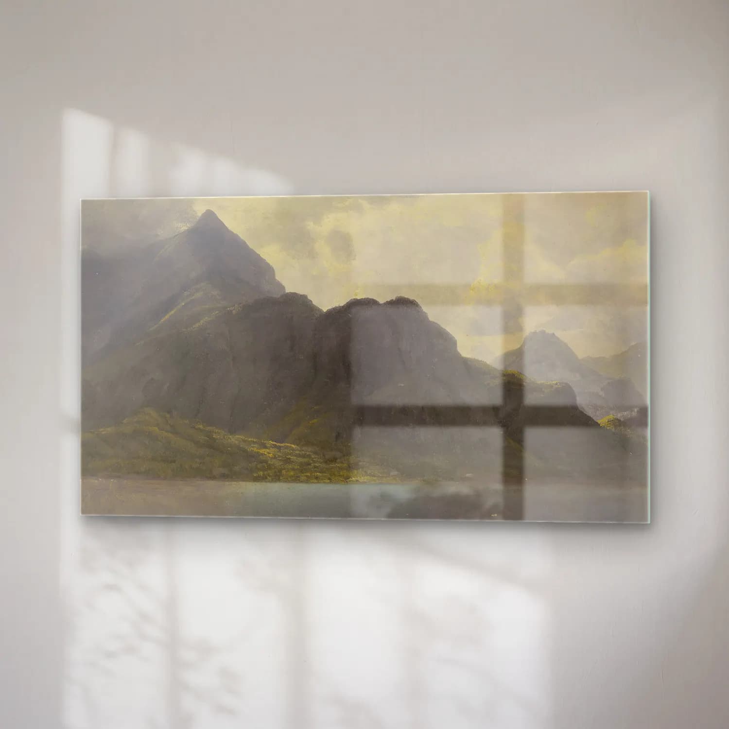 Albert Bierstadt – Untitled (Alaska) cam tablo — sağ açıdan görünüm