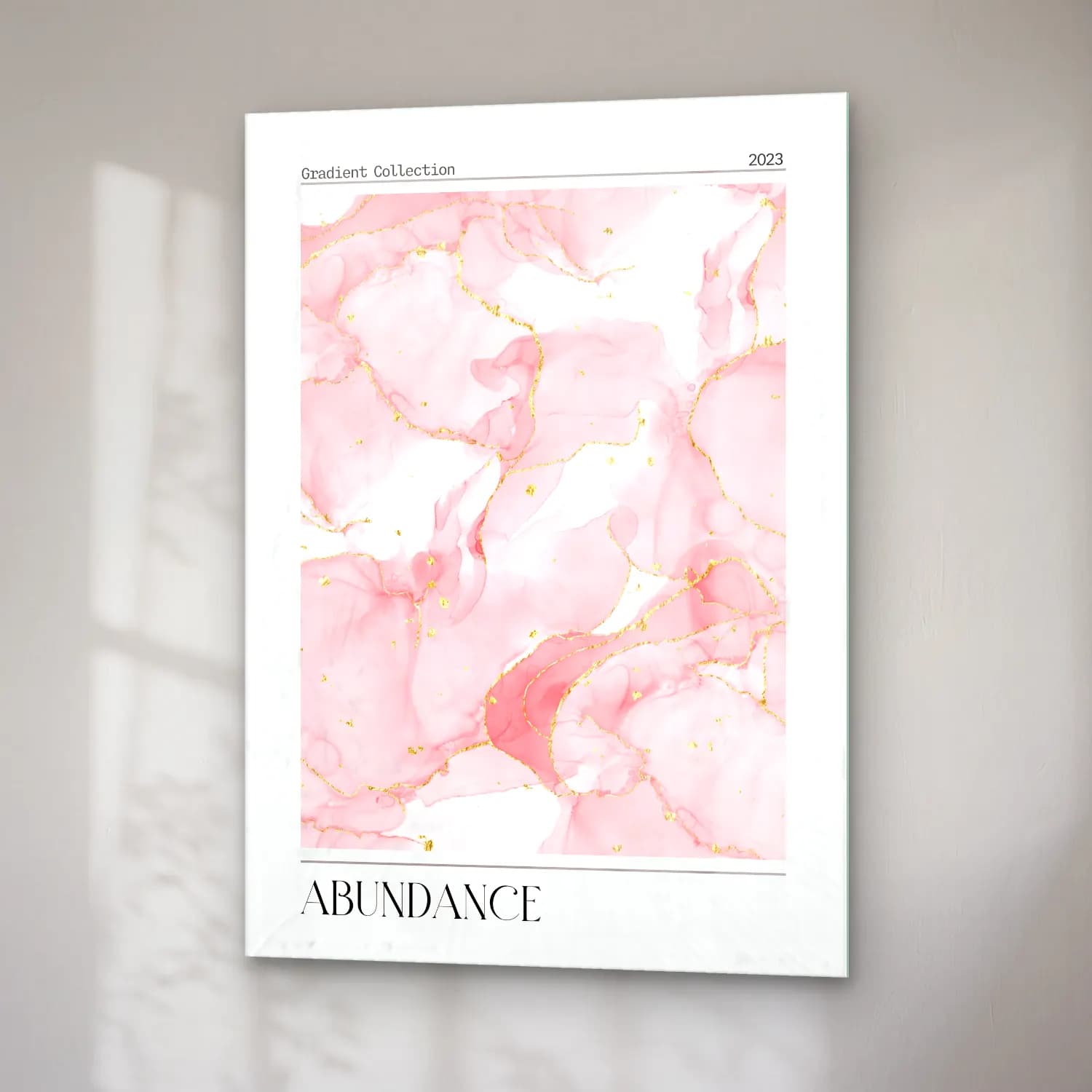 Pastel Pembe Şakayıklar No. 4 cam tablo — sağ açıdan görünüm