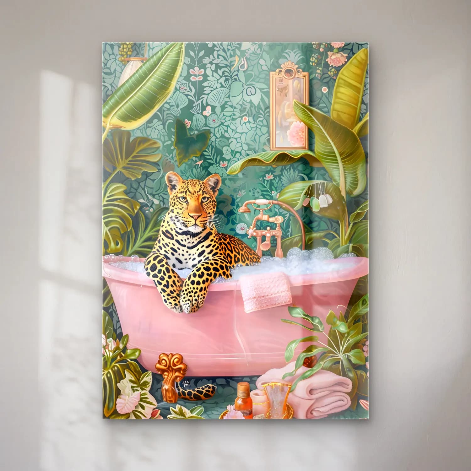 Pastel Leopar No. 11 cam tablo — Pastel Leopar No. 11 — pastel leopar