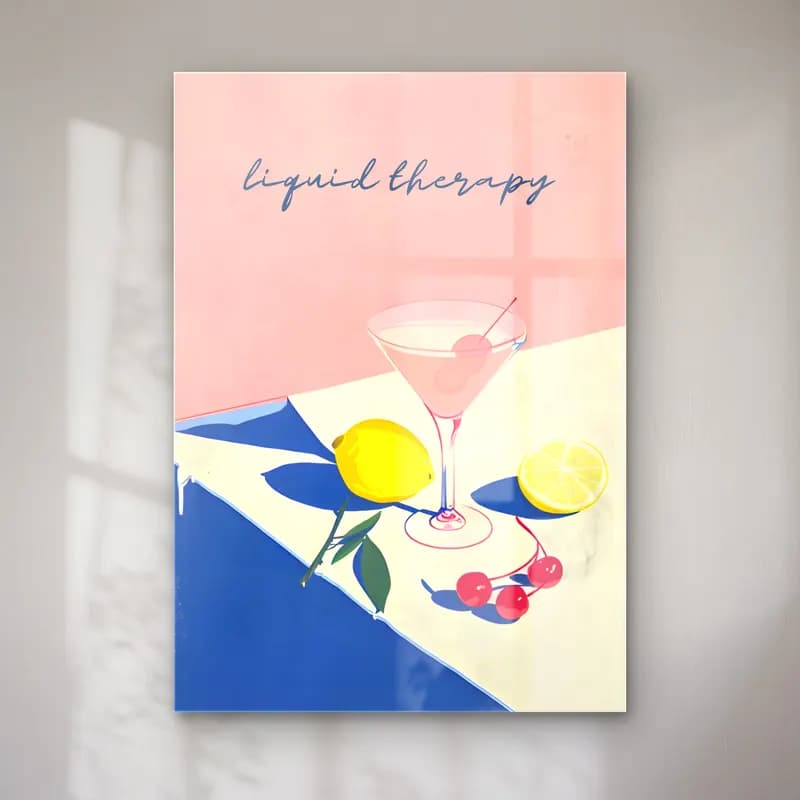 Pastel Kokteyl No. 9 cam tablo — Pastel Kokteyl No. 9 — pastel kokteyl