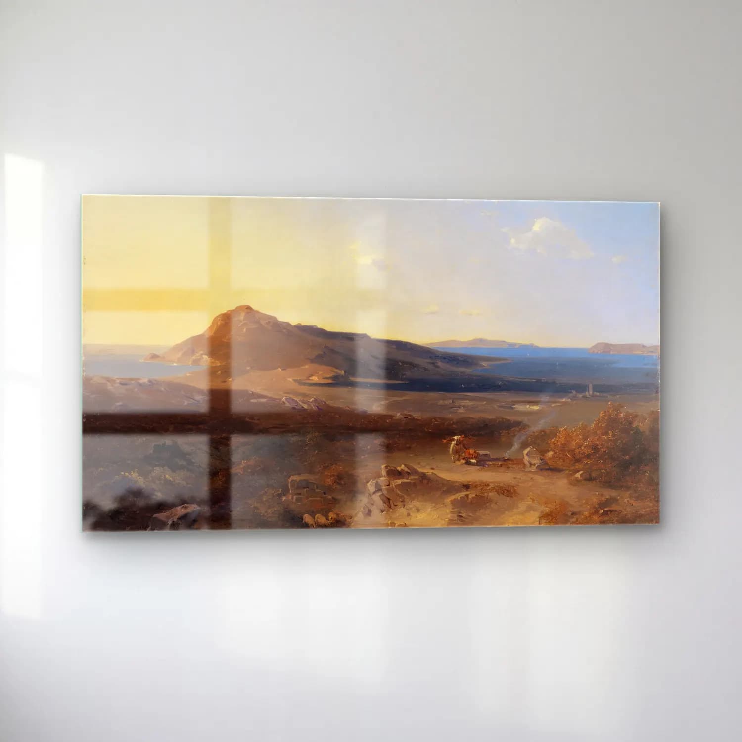 Carl Rottmann – Die Insel Delos cam tablo — sol açıdan görünüm
