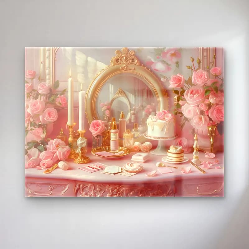 Pastel Tatlılar No. 3 cam tablo — Pastel Tatlılar No. 3 — pastel tatlılar