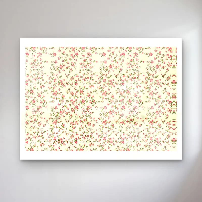 Pastel Çiçek Deseni No. 36 cam tablo — Pastel Çiçek Deseni No. 36 — pastel çiçek deseni