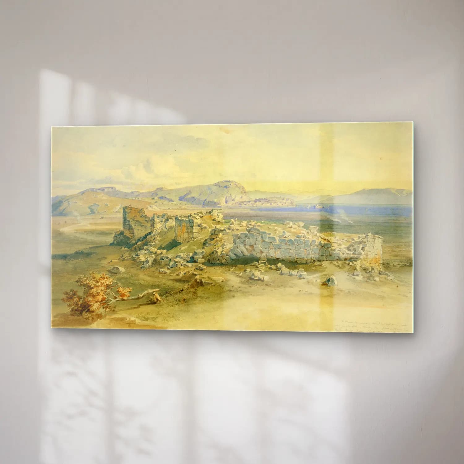 Carl Rottmann – Tiryns cam tablo — sağ açıdan görünüm